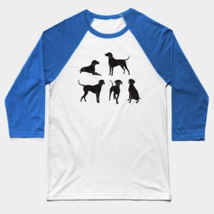 German dog silhoutte art design #5 Baseball T-Shirt